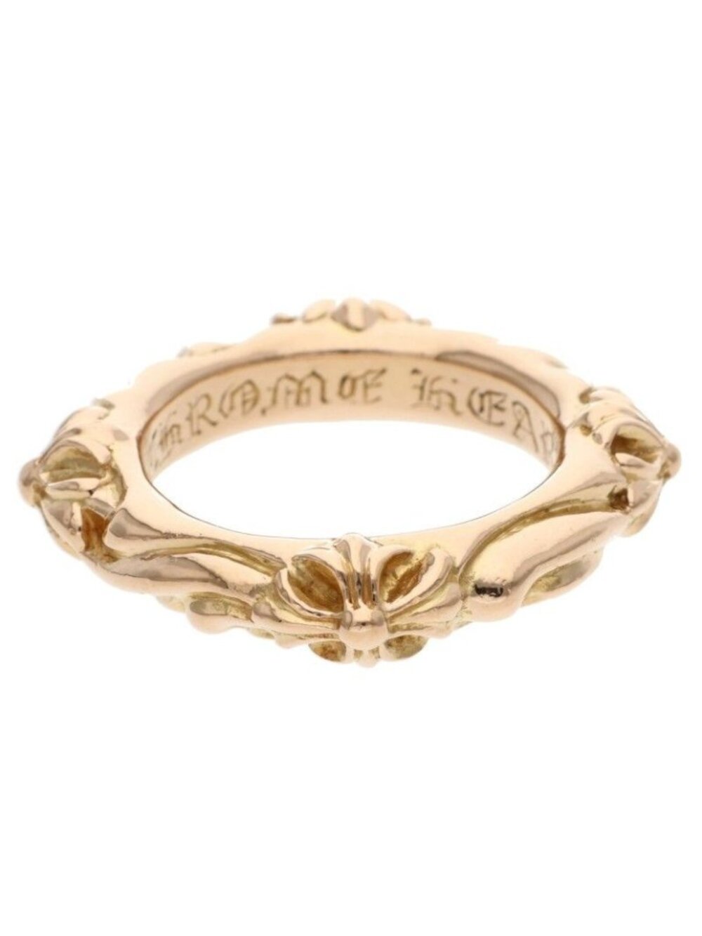 Chrome Hearts 22k Sbt Band Gold Ring